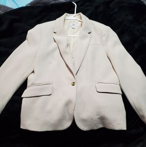 Cream blazer